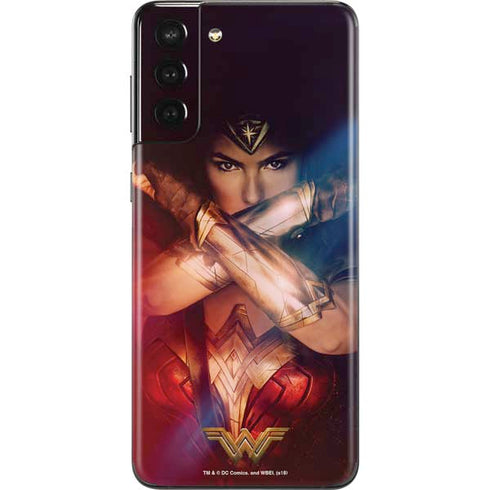 DC Comics Wonder Woman Profile Character Poster Galaxy S21 Plus 5G Skin